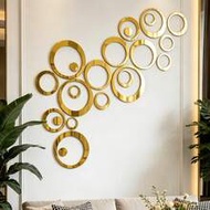 Creative Round Mirror Wall Sticker DIY Combination Mirror Acrylic Wall Sticker Children's Room Decor