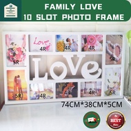 PHOTO FRAME STYLE PHOTO FRAME FAMILY LOVE PHOTO FRAME 10 SLOT PHOTO FRAME