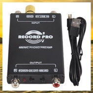 (HARB) Mini MM Phono Stage Preamp Vinyl Record Player Turntable Preamplifier