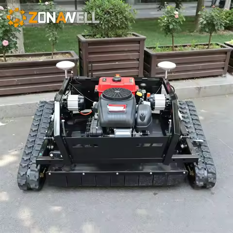 Smart lawn mower remote control electric Antistall 4000㎡/h 1000MM 60° Customized deposit One-click s