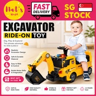 Excavator ride on kids ride-on toys car Manual Operated Excavator Ride On Toy truck