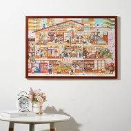 Tyk Solid Wood Puzzle Frame 1,000 Pieces 75 * 50 500 Pieces 2,000 More Style Frame Installation Wall