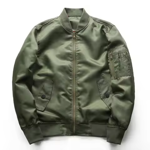 2026 Spring Autumn Button-down Jacket Men's Air Force One MA-1 Pilot Men's High-Quality Jacket