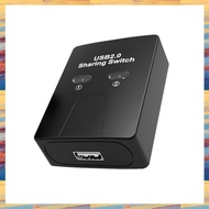 [L M Q N] 2 Ports USB2.0 Hub USB Switch Printer Sharer Two Computers Share A Usb Device 2 in 1 Out U