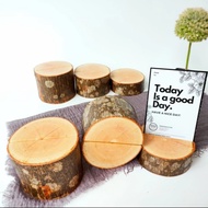 KAYU Wooden Tent Card Holder Place Card Holder Placemat Wooden Table Numbers