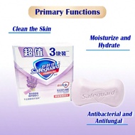 Lavender Fragrance Soap - 3 Packs, 100g/3.53oz Each, Deep Cleansing & Soothing, Removes 99.9% Of Bac