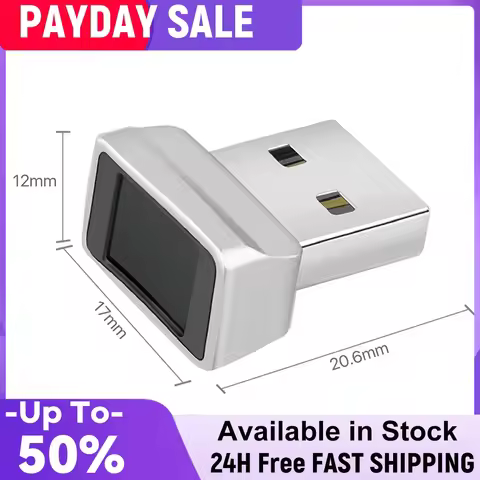 For Windows 10 Hello PC Laptop Fingerprint Reader Password-Free Login USB Module