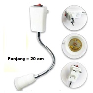 E27 Bulb Extension Adapter 20 cm E 27 Flexible Light Extension Adapter Socket