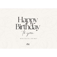 Gift Card Additional Greeting Card/ Birthday Gift Card/