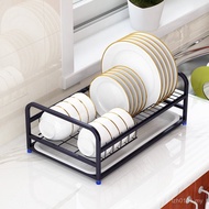 Stainless Steel Plate Rack Kitchen 304 Single-Layer Rack Dish Rack Drain Rack Dish Rack Storage Rack