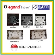 Legrand Galion Mallia Jovia Compatible Surface Mounting Box Black Silver Champagne Rose Gold Switch Socket Base TML