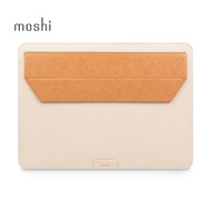 moshi Muse 14"三合一多功能筆電支架包/ 貝殼白