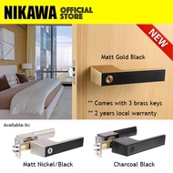 NIKAWA 6036 Lever Lock *Door Lock, HDB lock, BTO lock, Bedroom lock (For New Door Only)