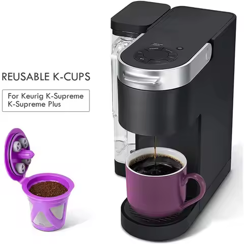 【NEW PRODUCTS TO BE RELEASED IN 2026 】Reusable K-Cup Coffee Capsules For Keurig Machines-Eco-Friendl