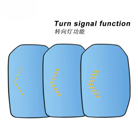 for Toyota Hiace 6 with HIACE300 modification, featuring large-view rearview mirror lenses, light tr