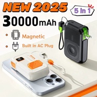 【BUY 1 FREE 1】PowerBank 30000mah Wireless Magnetic 66W Fast Charging Original Wireless PowerBank fas