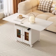 _升降茶几餐桌茶几二合一簡約折疊邊幾移動小戶型多功能客廳茶桌
