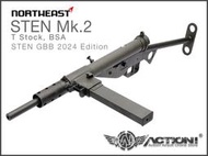 【Action!】補貨中）NORTHEAST 東北 STEN Mk 2 T型托 GBB 斯登衝鋒槍 24年版 II