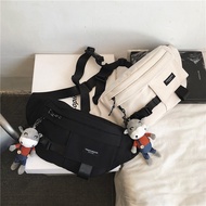 Ulzzang Korean Mens Bag Fashion Nylon Bag Casual Waist Bag Chest Pack Pouch Bag for Men