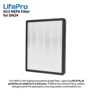 LifePro DH24 Filter/ H13 HEPA Filter/ H13 HEPA & Activated Carbon 2-in-1 Filter