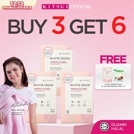[BUY 3 GET 6] KITSUI Whitie Snow x3 [FREE 1x Whitie Snow + 2x Belloss Fiber 2's] Supplement Halal