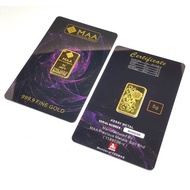 Gold Bar 5gm, 10gm 999 MAA