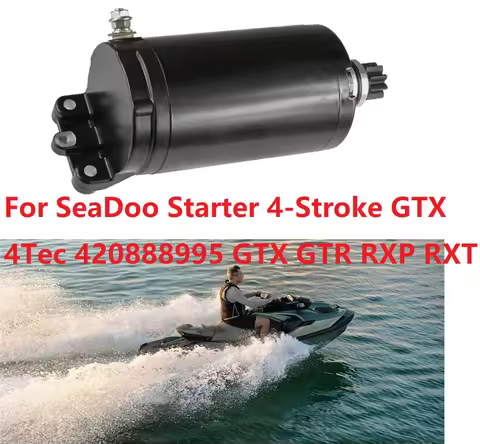 420888995 Skis Sportboats Starter Motor for Sea-Doo Wake GTX 155 4TEC RXP 215 GTI GTS 130 155 215 26