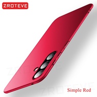 เคส A56 A54 A55 ZROTEVE เคส PC แข็งผิวด้านแบบบางพิเศษสำหรับ Samsung Galaxy A56 A55 A54 A34 A14 A24 A