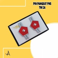 TNI PNS RANK PIN 2A 2B 2C 2D BREVET BRIVET PIN BROS ACCESSORIES EXCLUSIVE PREMIUM HIGH QUALITY