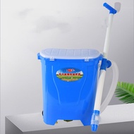 เครื่องหว่านปุ๋ย ถังหว่านปุ๋ย ถังหยอดปุ๋ย ถังขนาด20ลิตร ไม่ต้องก้มให้ปวดหลัง Fertilizer spreaders fe