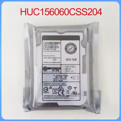 For Dell TRCN6 600G 15K HDD SAS 12G 2.5'' HUC156060CSS204 Server Hard Disk