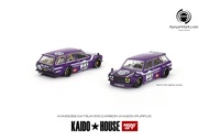 Kaido House Datsun KAIDO 510 Wagon CARBON FIBER V1 KHMG062 Purple (1:64)