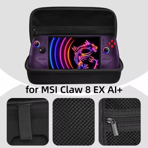 Multifunctional Hard EVA Protective Case Shockproof Waterproof Travel Storage For MSI Claw 8 EX AI+ 