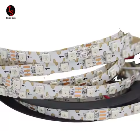 1/2/3/4/5M 5mm 8mm PCB S shape type Addressable WS2812B ws2812 RGB LED pixel strip bendable 60leds 6