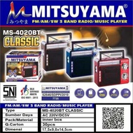 Cod RADIO FM AM Bluetooth USB Flashlight MS-4020BT CLASSIC//RADIO MS-4020BT CLASSIC FM/AM/SW 3band