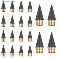 SEPTEMBER 20PCS Refills Inkless Tip Replacement Pen, 0.5mm HB Head for No Ink Pen, Children's Exam P
