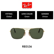 RayBan Ray-Ban CARAVAN | RB3136 181 | Unisex Global Fitting |  Sunglasses | Size 58mm