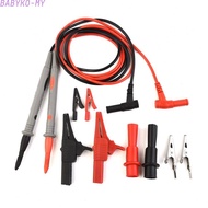 Babyko>>Test Cable For Fluke Clamp Multimeter Cable Kit Lead Test 1000V 10A Clips NewestBrand New