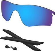 RadarLock Path Lenses &amp; Rubber Kits Replacement for Oakley Sunglass OO9181 Polarized