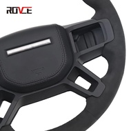 ROVCE Carbon Fiber Steering Wheel Fur Material  for Land Rover Defender 90 110  2020-2023 Car Access