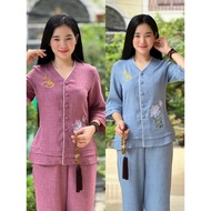 Lam Tim 2-Layer Rattan Fabric Set