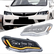 RGB DYNAMIC PROJECTOR HEAD LAMP LED HONDA CIVIC 2006-2011 FD FD2 WITH RUNNING SIGNAL JDM