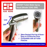 SHOWY Stainless Steel Toilet Bidet Spray Head Water Saving