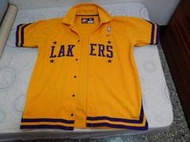 Nike  Lakers 湖人 復古 四星黃 外套 M號