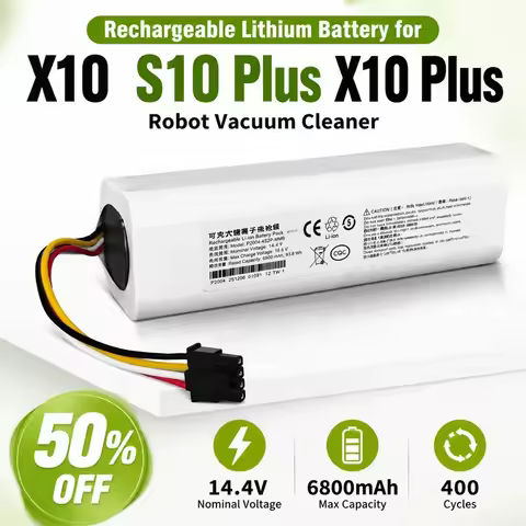 For Xiaomi X10 S10 Plus X10 Plus Sweeping Robot Rechargeable Lithium Battery