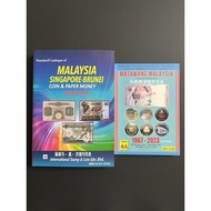 [ BANKNOTES & COIN CATALOGUE ] 2 DIFFERENT CATALOGUE STANDARD CATALOGUE OF MALAYSIA SINGAPORE-BRUNEI