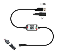 Bộ điều khiển dây đèn Led WS2811 WS2812B dùng App qua Bluetooth