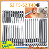 11 /12 Torx ชุดดอกสว่านกลวง50/75/100มม. T5-T40ชุดหัวไขควงดอกไขควง