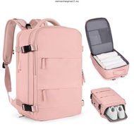 MY available 35L Travel bagpack woman waterproof cabin backpack with shoe Compartment laptop backpac