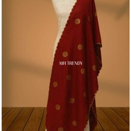 Veil Plain Songket cotton 100% veil muslimah fesyen Songket selendang tenun permpuan muslimah veil f